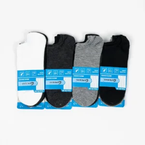 Pack 12 medias taloneras invisibles de algodón para hombre