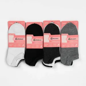 Pack 12 medias taloneras invisibles de algodón para mujer