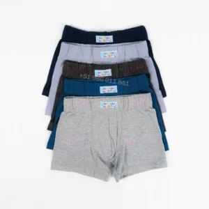 Bóxer básico para niño con elástico recubierto