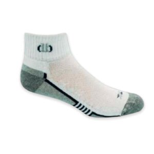 Pack x6 Medias de algodón Tobillera blanca con planta ploma para hombre 2 s11