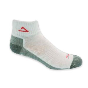 Pack x6 Medias de algodón Tobillera blanca con planta ploma para hombre 5 s44