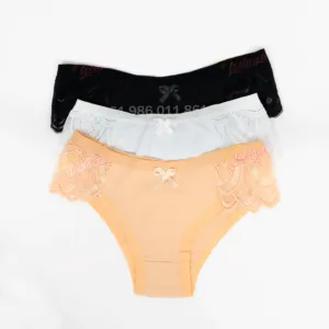 Bikini clasico con encaje (colores surtido)